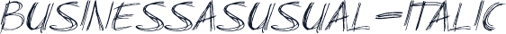 BusinessAsUsual-Italic