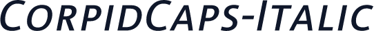 CorpidCaps-Italic