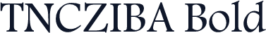 TNCZIBA Bold