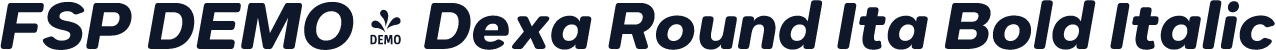 FSP DEMO - Dexa Round Ita Bold Italic