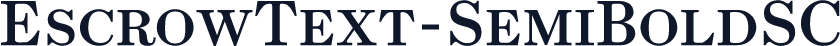 EscrowText-SemiBoldSC