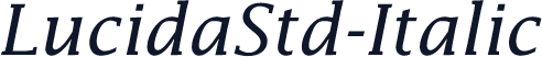 LucidaStd-Italic
