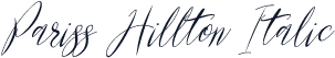 Pariss Hillton Italic