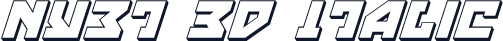 Nyet 3D Italic
