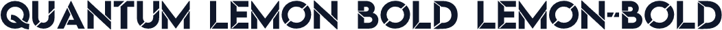 Quantum Lemon Bold Lemon-Bold