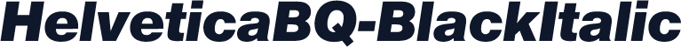HelveticaBQ-BlackItalic