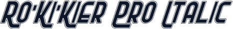 Ro'Ki'Kier Pro Italic
