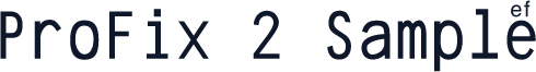 ProFix 2 Sample
