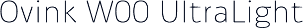 Ovink W00 UltraLight