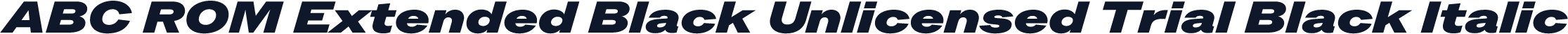 ABC ROM Extended Black Unlicensed Trial Black Italic