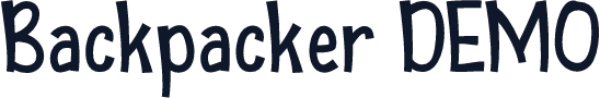 Backpacker DEMO