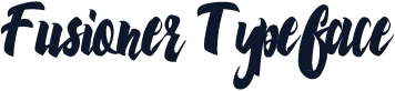 Fusioner Typeface