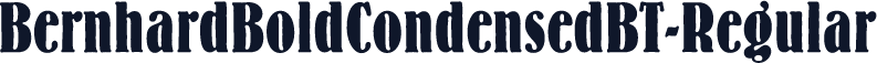 BernhardBoldCondensedBT-Regular