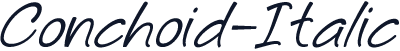 Conchoid-Italic