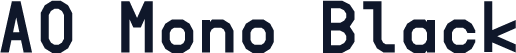 AO Mono Black