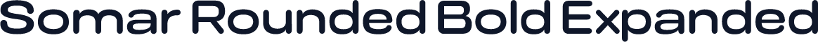 Somar Rounded Bold Expanded