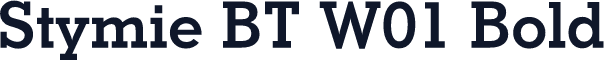 Stymie BT W01 Bold