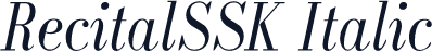 RecitalSSK Italic