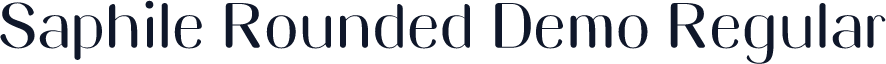 Saphile Rounded Demo Regular