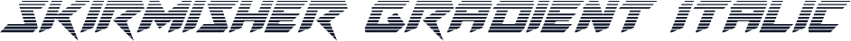 Skirmisher Gradient Italic