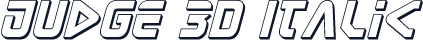 Judge 3D Italic