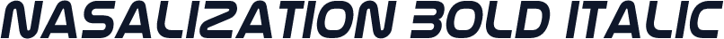 Nasalization Bold Italic