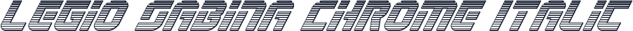 Legio Sabina Chrome Italic