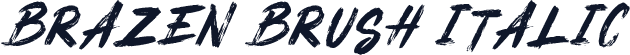 Brazen Brush Italic