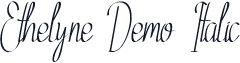Ethelyne Demo Italic
