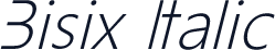 Bisix Italic