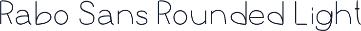 Rabo Sans Rounded Light