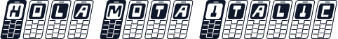 Hola Mota Italic