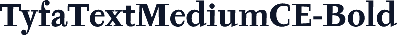 TyfaTextMediumCE-Bold