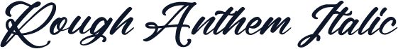 Rough Anthem Italic