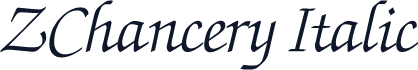 ZChancery Italic