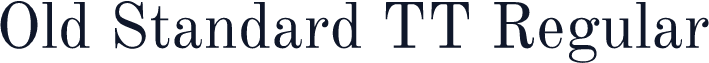 Old Standard TT Regular