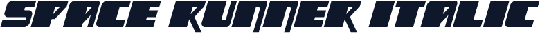 Space Runner Italic