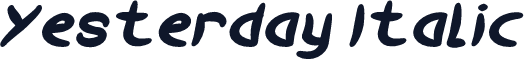 Yesterday Italic