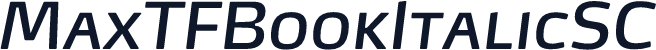MaxTFBookItalicSC