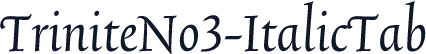 TriniteNo3-ItalicTab