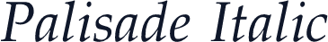 Palisade Italic