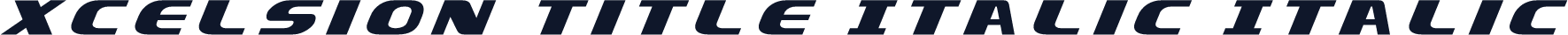 Xcelsion Title Italic Italic