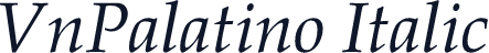 VnPalatino Italic