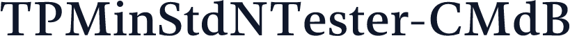 TPMinStdNTester-CMdB
