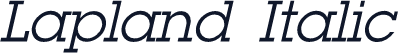 Lapland Italic