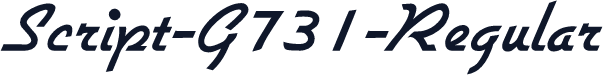 Script-G731-Regular