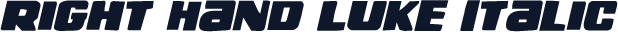 Right Hand Luke Italic