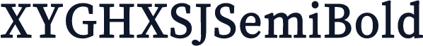 XYGHXS J SemiBold