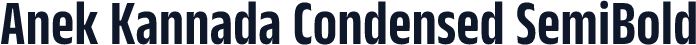Anek Kannada Condensed SemiBold