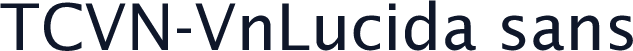 TCVN-VnLucida sans